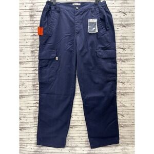 Vatrenus Men's FR Cargo Pants Size 36x30 Blue Fire-Resistant Workwear Utility